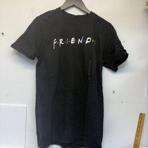 Friends Tee Shirt Black SZ M NWT